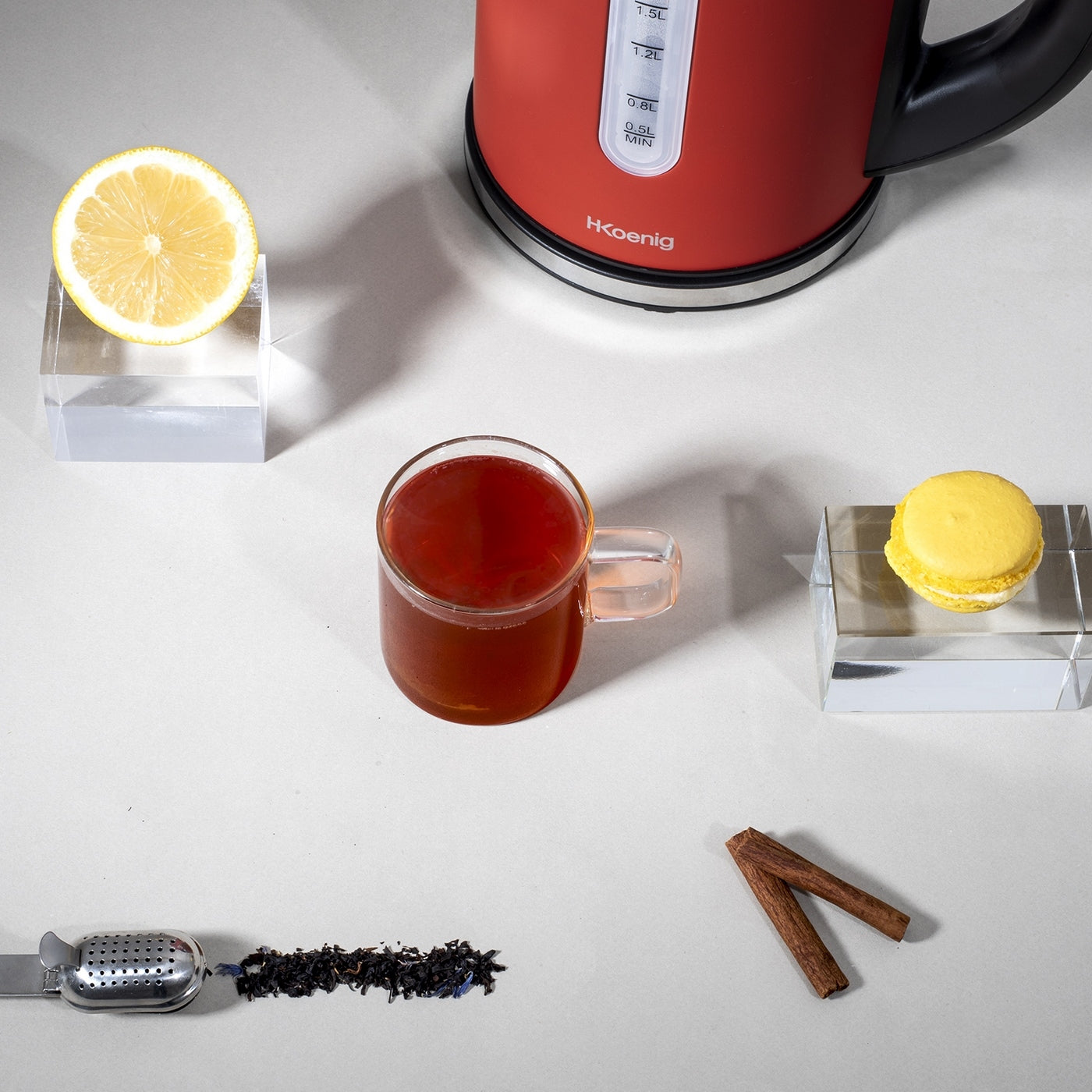 Adjustable Temperature Kettle - Red