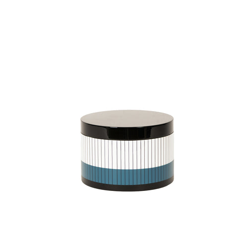 Boite Ronde Harmonie - Bleu Sarah