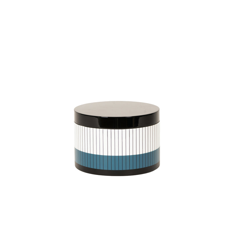 Boite Ronde Harmonie - Bleu Sarah