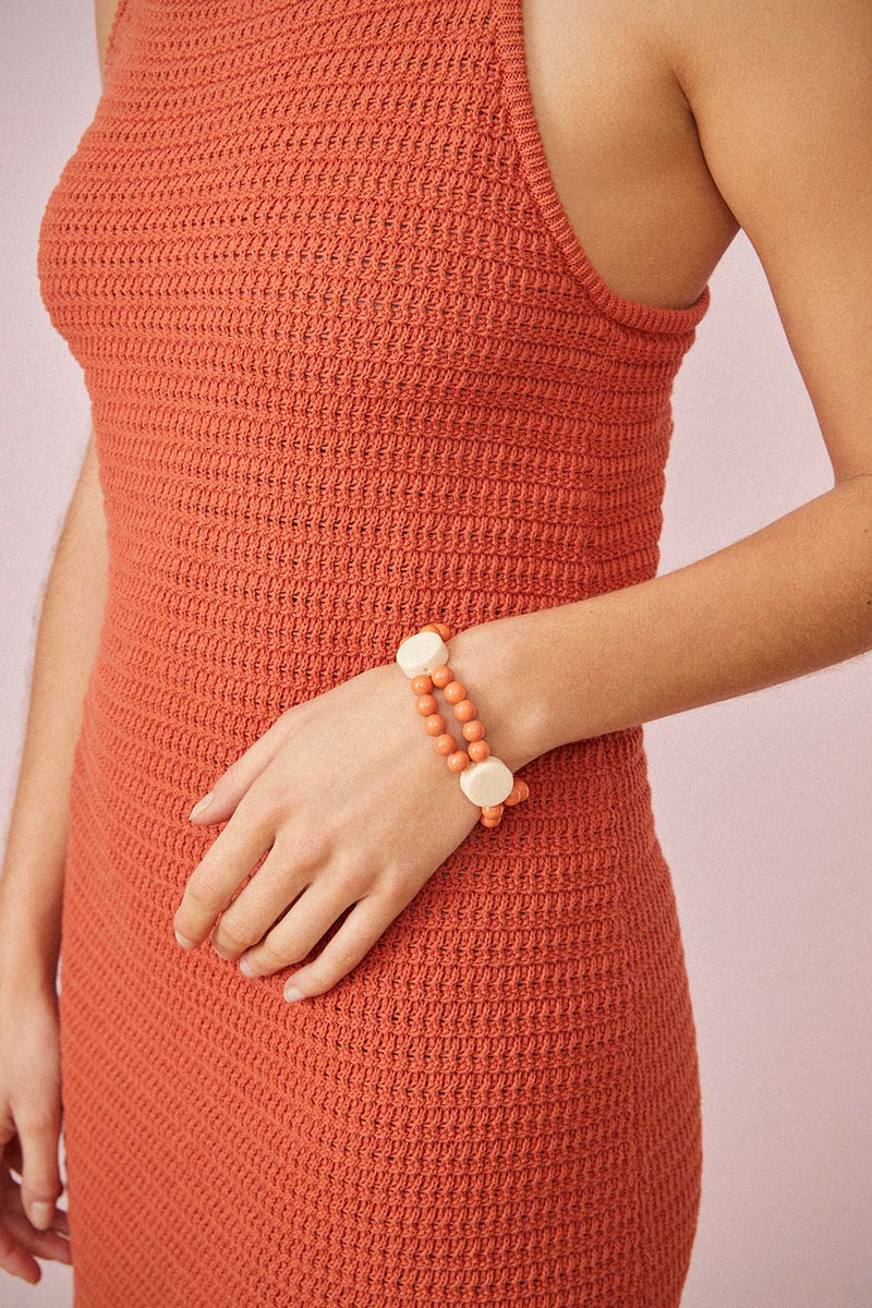 Bolise Dress - Terracotta