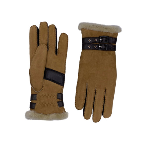 Gants Bomber Cuir Double Face - Chestnut - Homme
