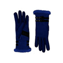 Gants Bombera Cuir Double Face - Navy - Femme