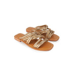 Sandalias Planas Bondi - Dorado