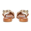 Couleur Pourpre - Bondo Sandals - Gold