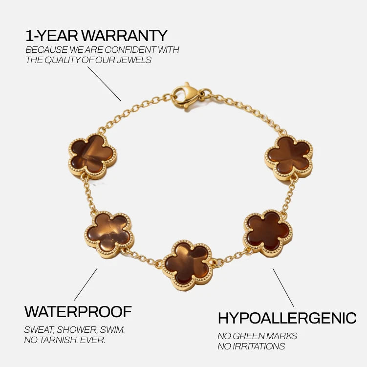 Pulsera Bonheur Marrón
