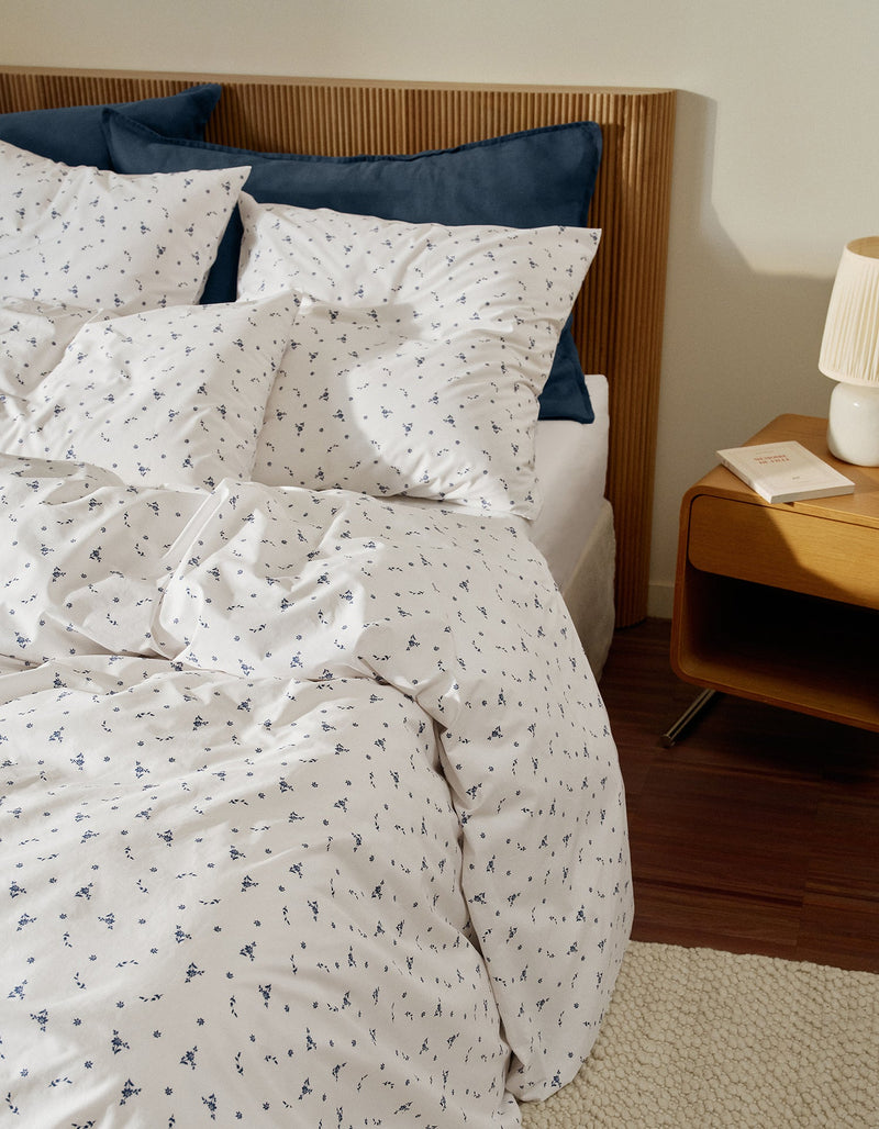 2 Taies D'Oreiller - 100% Percale De Coton 120 Fils - 12 Coloris