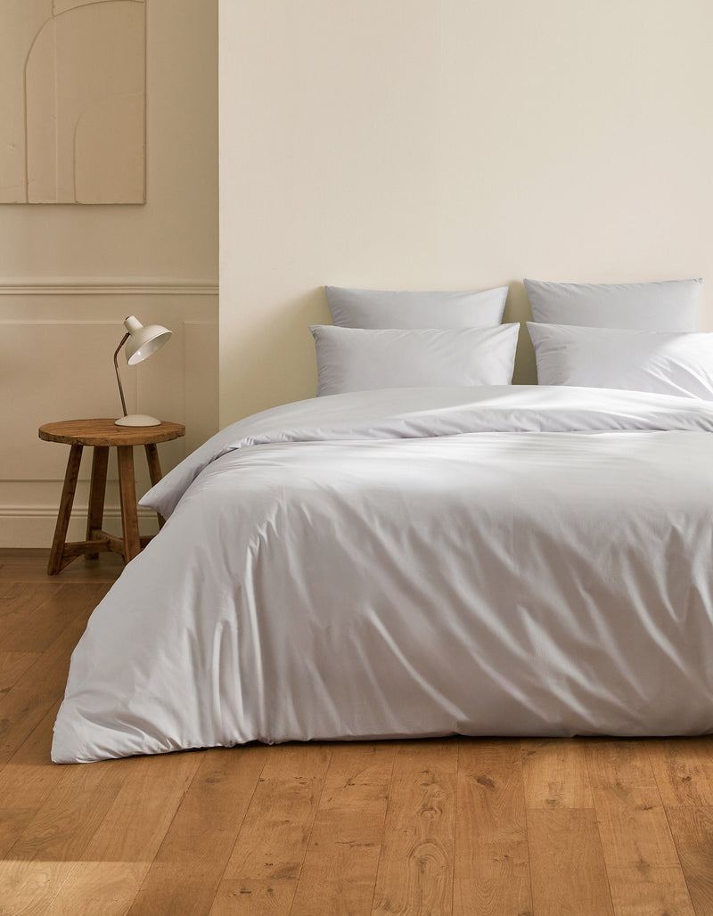 2 Taies D'Oreiller - 100% Percale De Coton 120 Fils - 12 Coloris