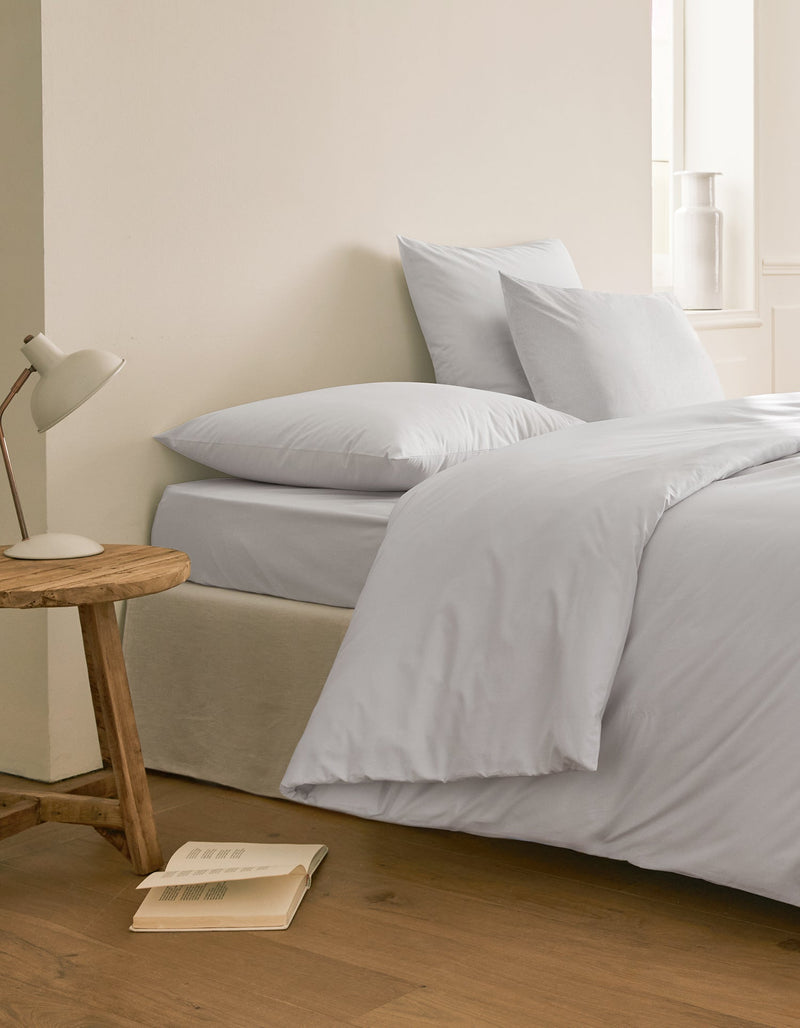 2 Taies D'Oreiller - 100% Percale De Coton 120 Fils - 12 Coloris