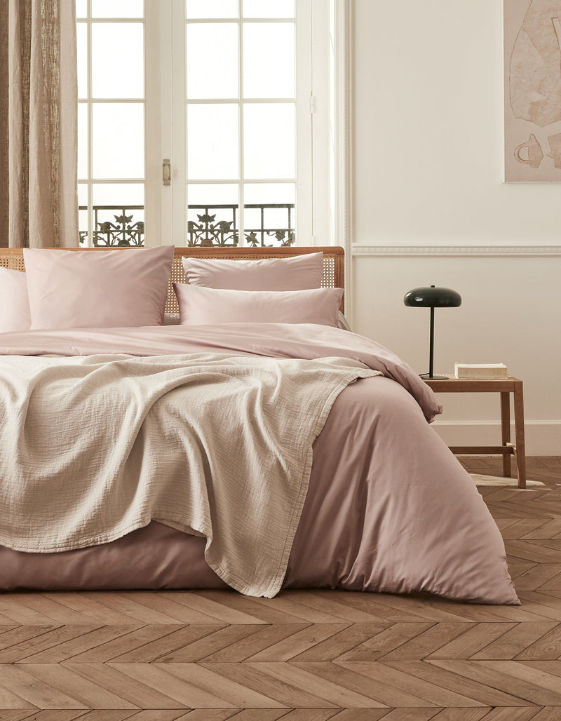 Housse De Couette - Satin De Coton 200 Fils - 4 Coloris