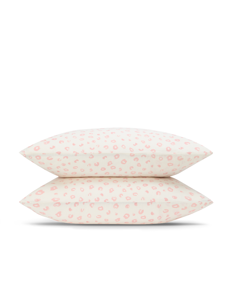 2 Taies D'Oreiller - Gaze De Coton Double Épaisseur - 3 Coloris