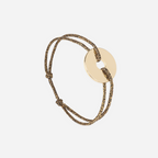 Bracelet Bordée - Or Noir Pailleté