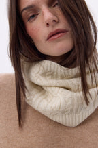 Cuello de trenzas Boreal - Blanco - Unisex