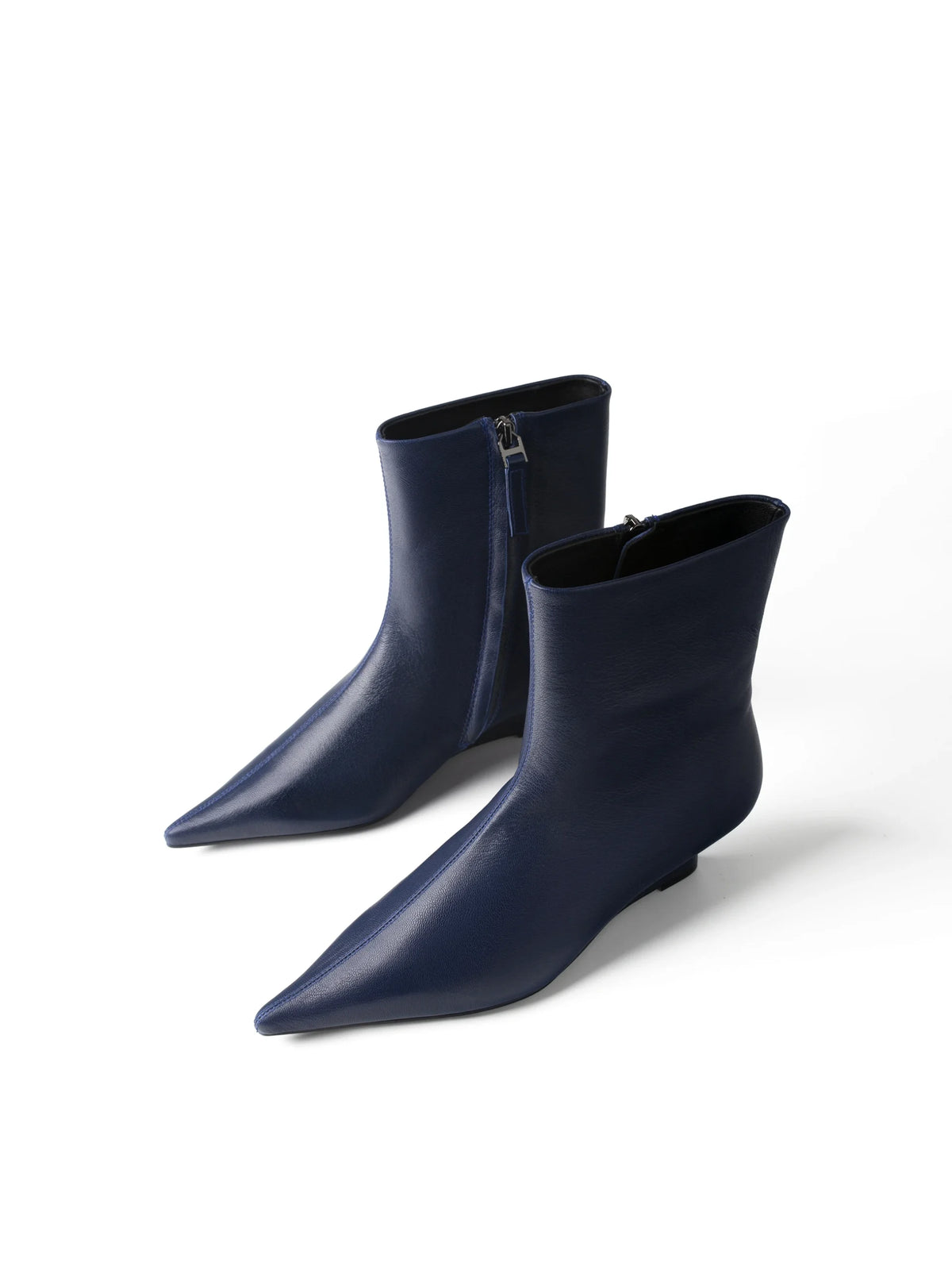 Born To Be Wild Ankle Boots - Navy Blue