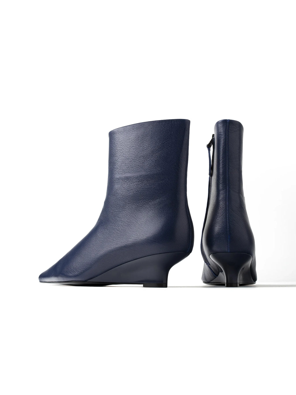 Born To Be Wild Ankle Boots - Navy Blue