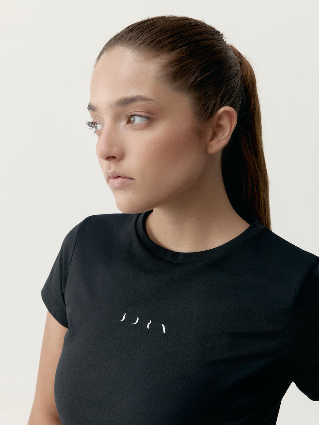T-Shirt born4me - Noir - Femme