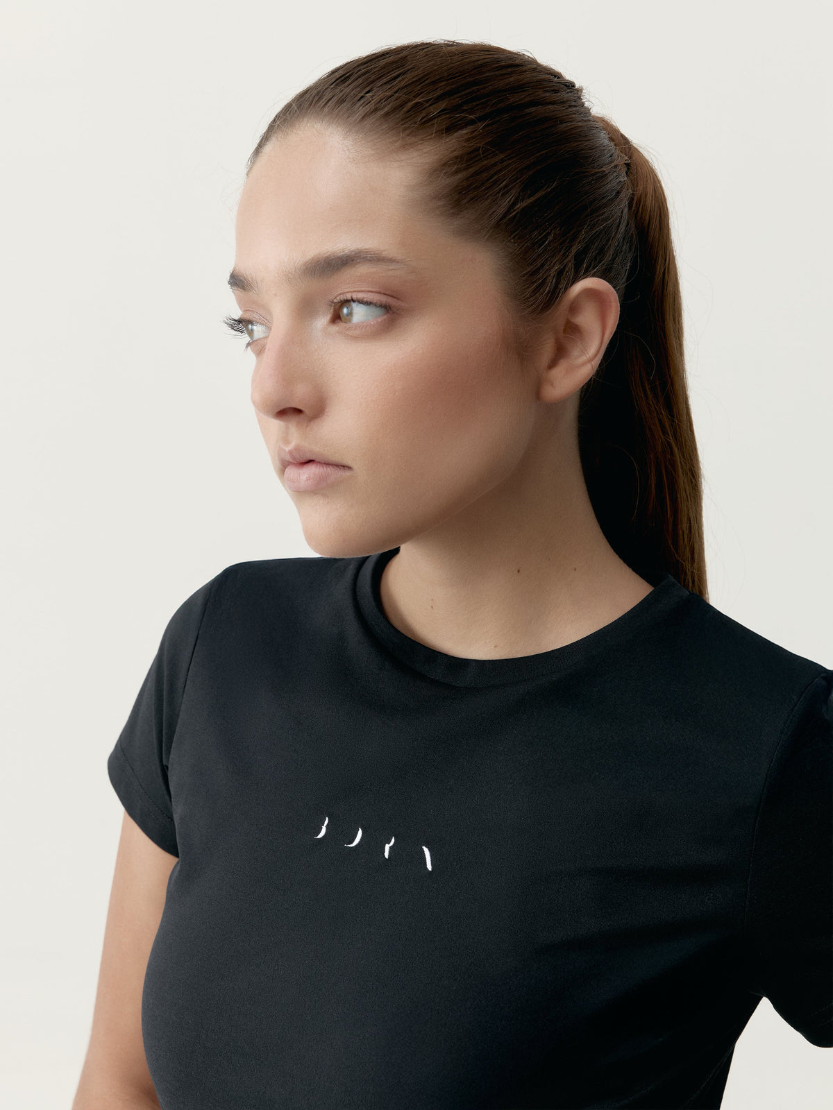T-Shirt born4me - Noir - Femme