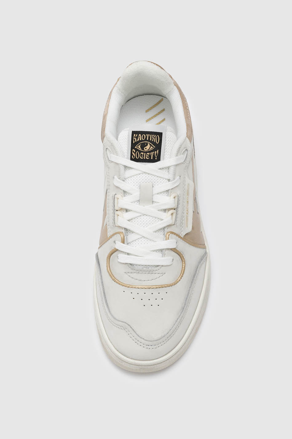 Sneakers Boston Pipping Metal - Gold
