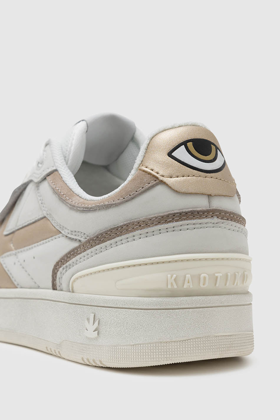 Sneakers Boston Pipping Metal - Gold