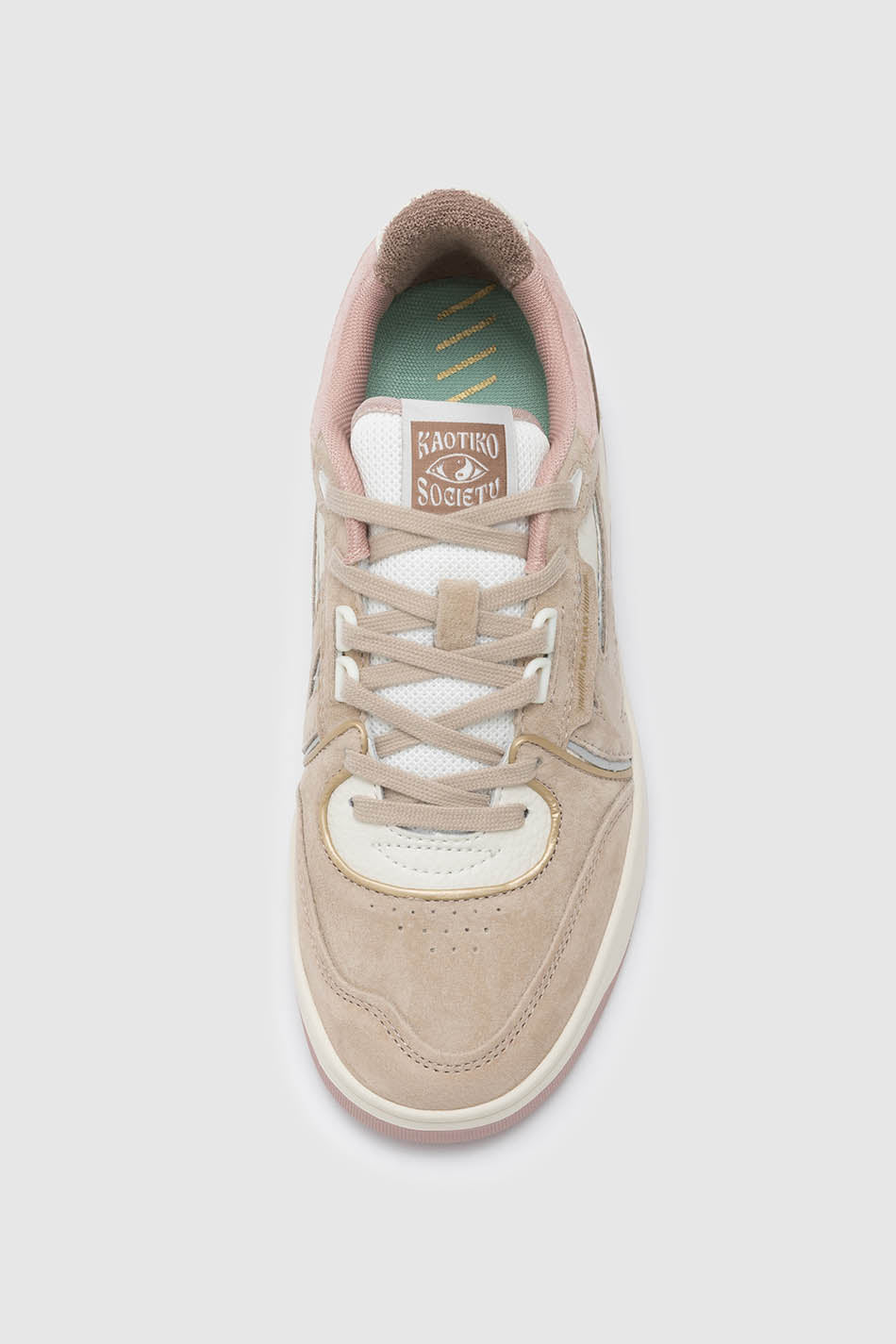 Sneakers Boston Pipping Suede - Pale