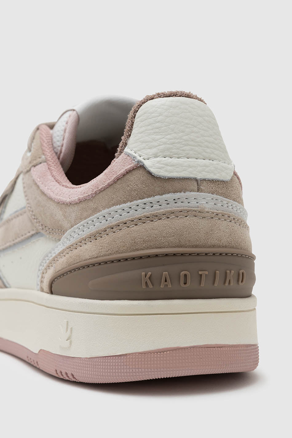 Sneakers Boston Pipping Suede - Pale
