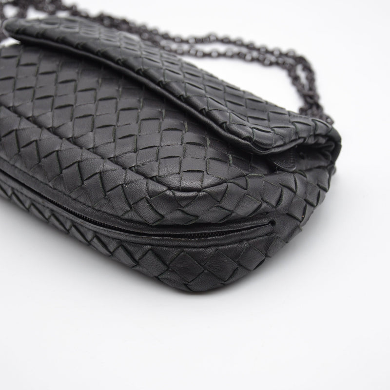 Bottega Veneta Mini Bag Intrecciato Nappa Black