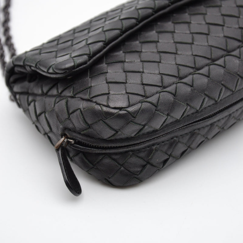 Bottega Veneta Mini Bag Intrecciato Nappa Black