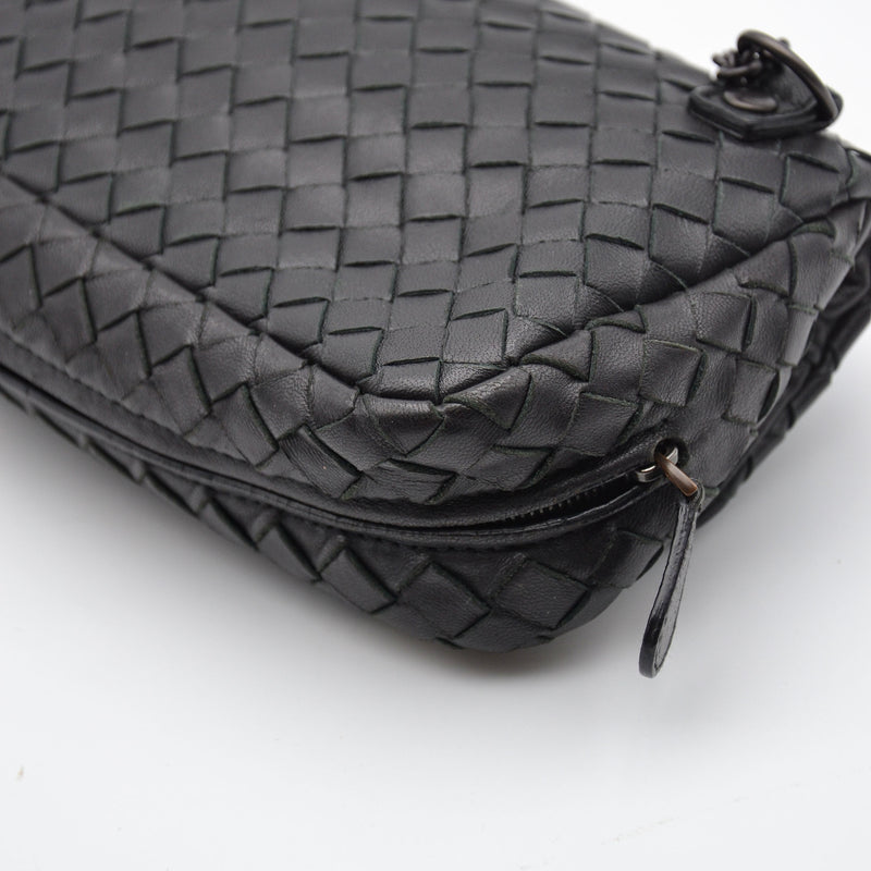 Bottega Veneta Mini Bag Intrecciato Nappa Black
