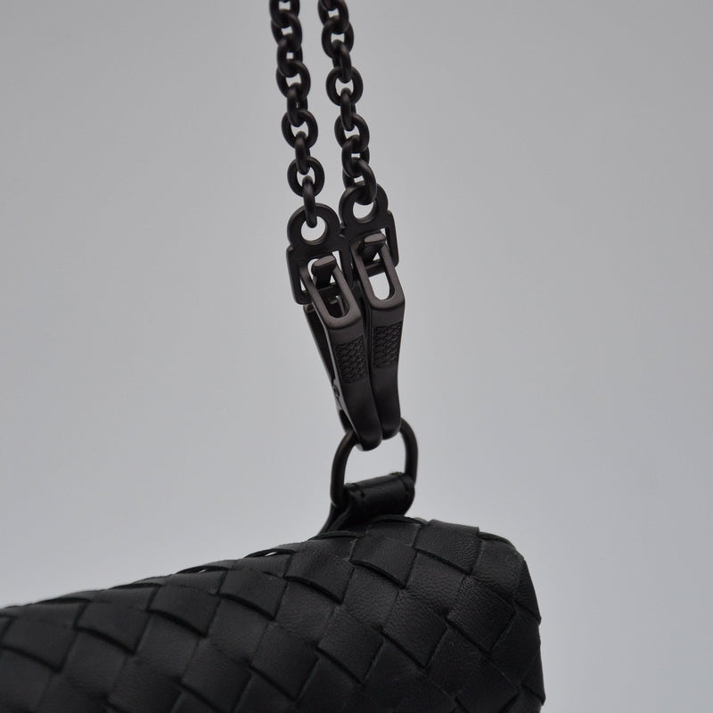 Bottega Veneta Mini Bag Intrecciato Nappa Black