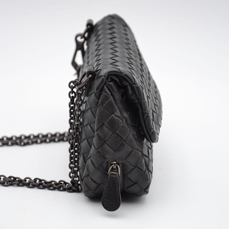 Bottega Veneta Mini Bag Intrecciato Nappa Black