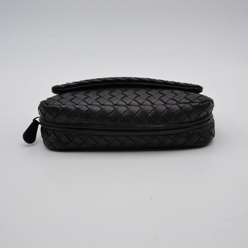 Bottega Veneta Mini Bag Intrecciato Nappa Black