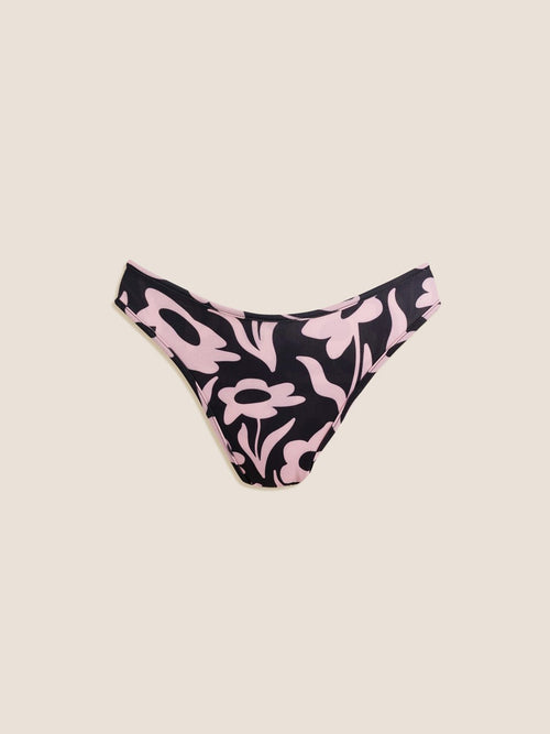 Bas De Maillot Femme Dark Flowers