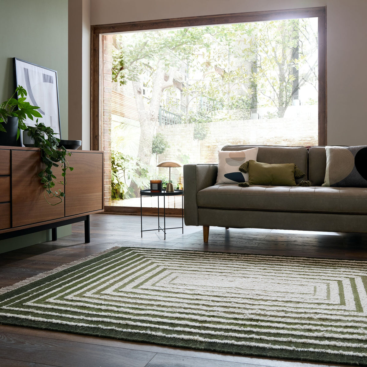 Frame Wool Rug
