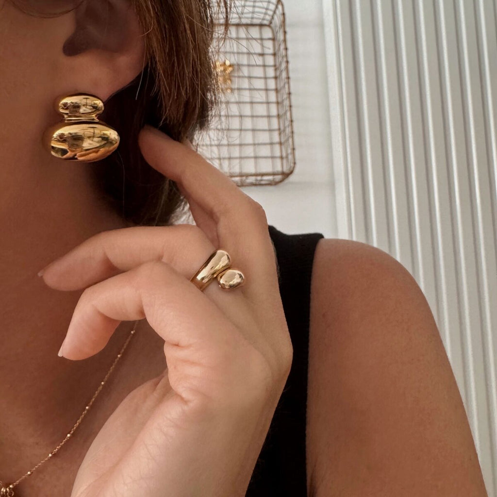 Boucles D'Oreilles Célya - Doré