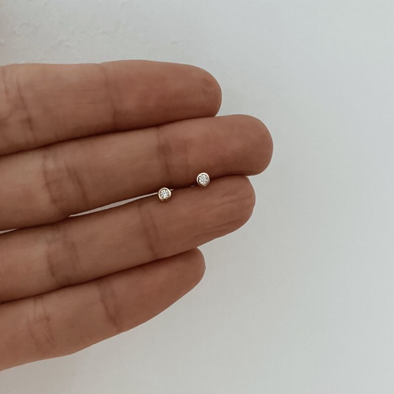 Boucles D'Oreilles Hija - Doré