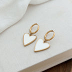 Boucles D'Oreilles Mandy - Doré Blanc