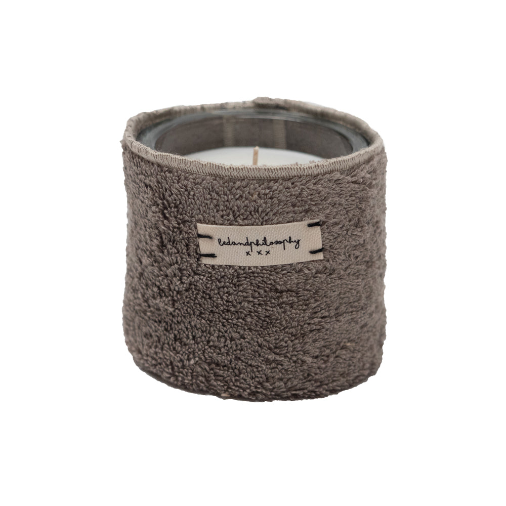 Scented Candle, Burning Time ≃ 40h, Terry Cloth Cover