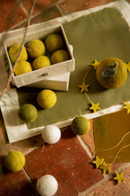 Coffret De 6 Boules De Noël - Harmonie Chartreuse