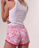 Boxer Lulu - Pink Mid 70'S Garden - Women's