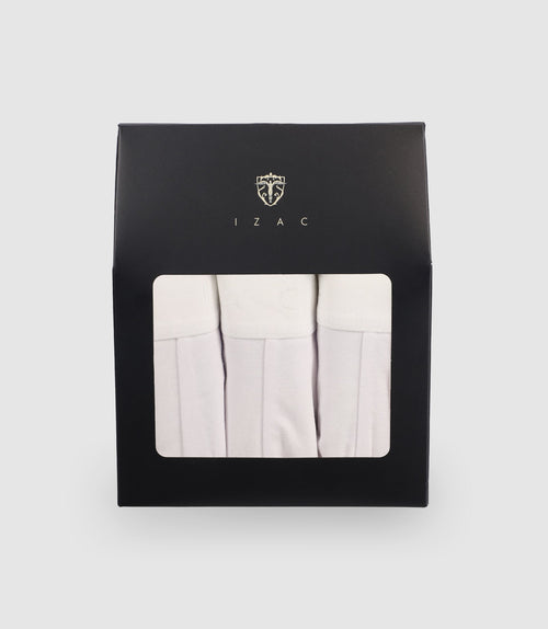 Pack De 3 Boxers Blanc