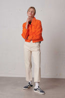 Veste Boxy Trendy Corduroy - Tangerine