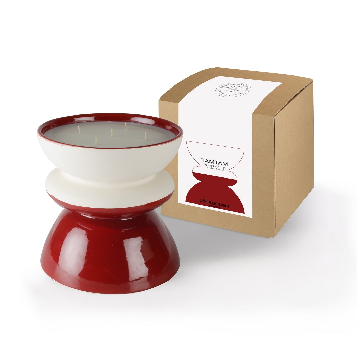 Tamtam Candle - Amber - Bordeaux