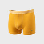 Organic Cotton Boxers - Marl Saffron Yellow