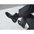 Boots Chelsea À Bout Fleuri - Noir - Homme