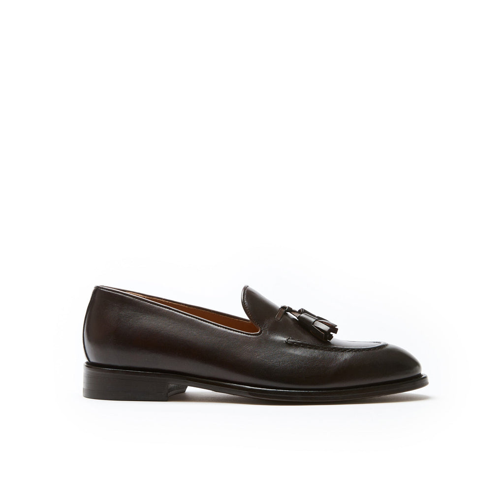 Tassel Loafers - Dark Brown - Men