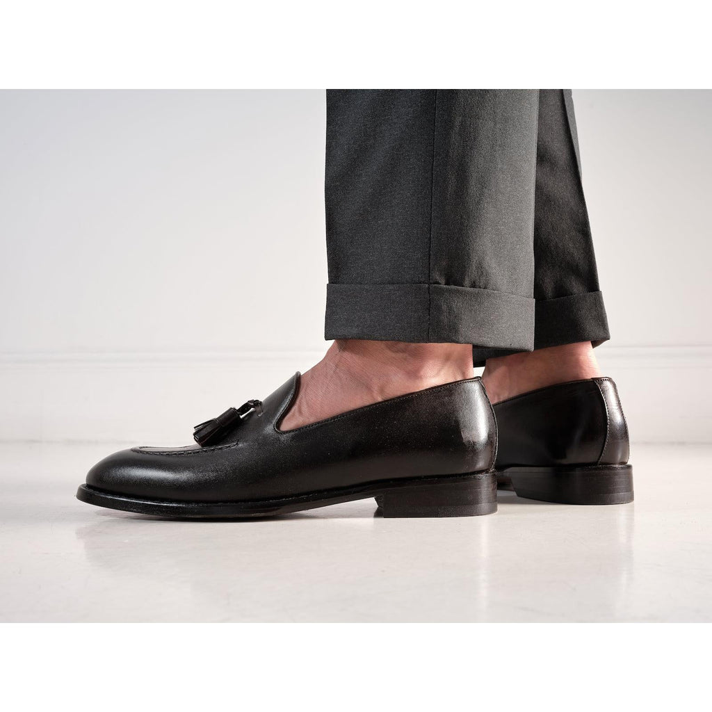 Tassel Loafers - Dark Brown - Men