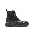 Bottines Derby À Bout D'Aile - Noir - Homme