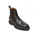 Bottines Derby À Bout D'Aile - Marron Foncé - Homme