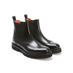 Botines Chelsea Brogue - Negro - Hombre