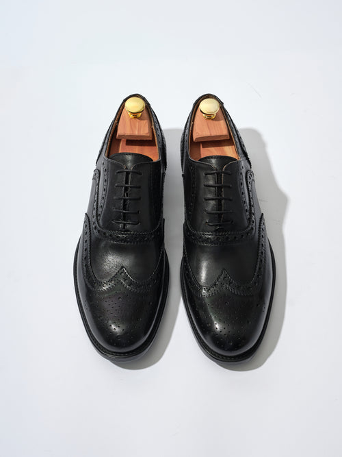 Bout D'Aile Oxford - Noir - Homme