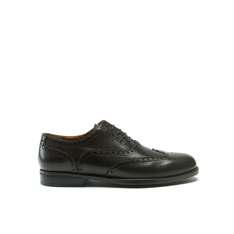 Bout D'Aile Oxford - Marron Foncé - Homme